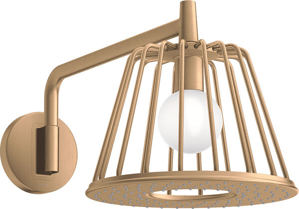 Regenbrause Axor LampShower Nendo ½", Ausladung 428 mm Ø 275 mm, mit Anschlussbogen schwenkarm, abnehmbar image number 0