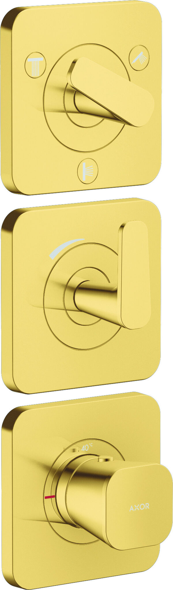 Duschsystem Axor Citterio C Polished gold optic Standard image number 0