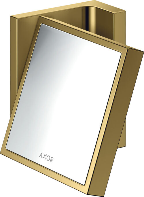 Miroir de rasage Axor Universal Rectangular Polished gold optic