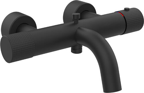 M&eacute;langeur de bain Gessi Habito Noir mat Cesello