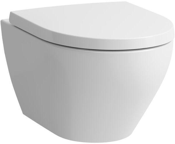 Wand-Klosett Laufen Moderna S compact Weiss Cleaneffekt image number 0