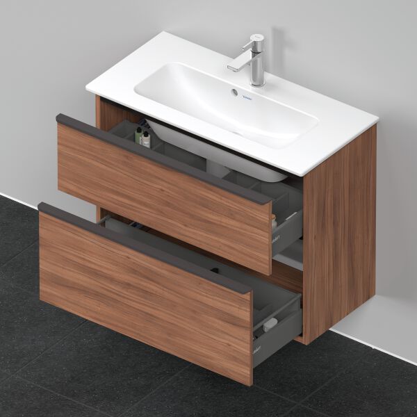 Meuble sous-lavabo Duravit D-Neo Noyer nature image number 3