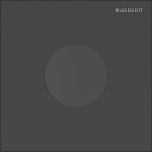Comando per orinatoio Geberit HyTronic IR Typ40 round Nero opaco Rivestimento easy-to-clean