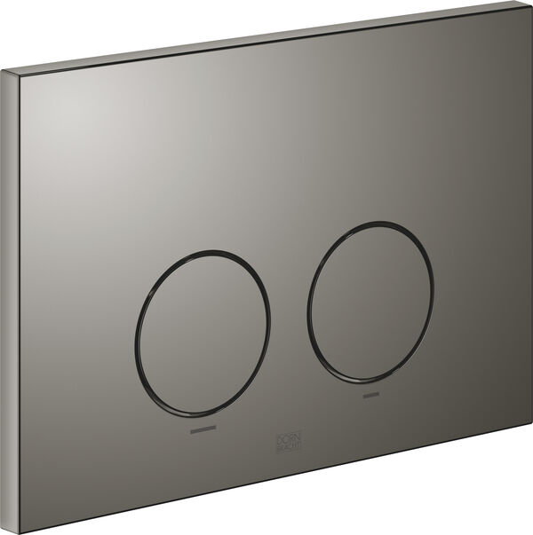 Plaque de d&eacute;clenchement Dornbracht Dark chrome image number 0