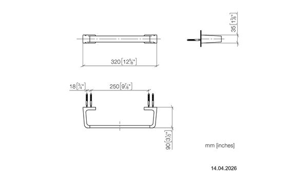 Wannengriff Dornbracht Imo Chrome matt image number 1