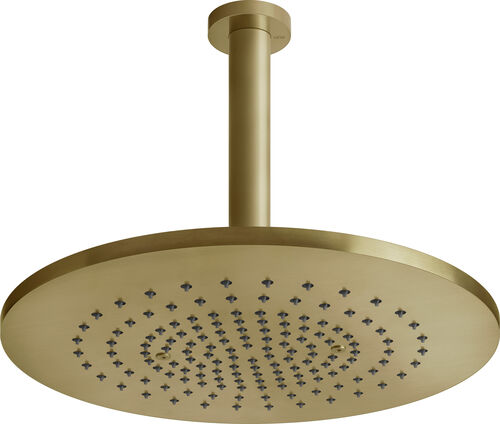 Regenbrause Gessi 316, ½" brushed brass flessa