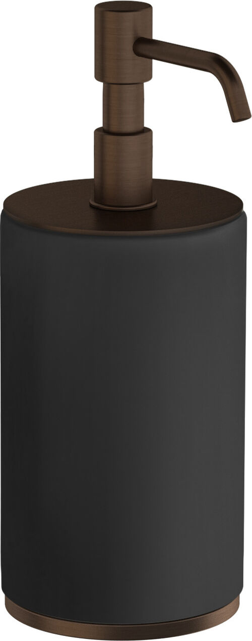 Distributeur de savon Gessi Habito Black metal brushed