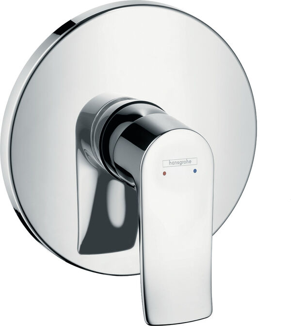 Miscelatore da doccia Hansgrohe Metris set di montaggio finale senza corpo ad incasso image number 0