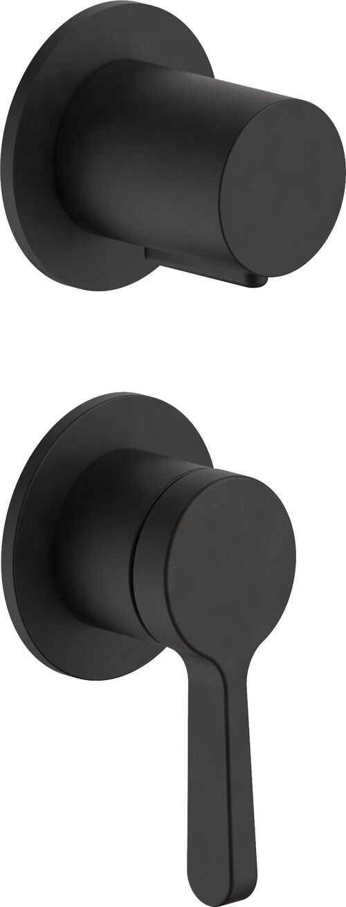 Bade- und Duschenmischer-Endmontageset Fantini Torino Deep black PVD