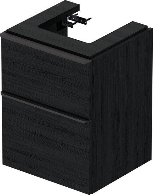 Waschtischm&ouml;bel Duravit D-Neo Eiche schwarz