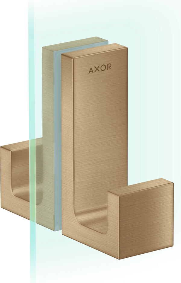 Poign&eacute;e de douche Axor Universal Rectangular Brushed bronze image number 0