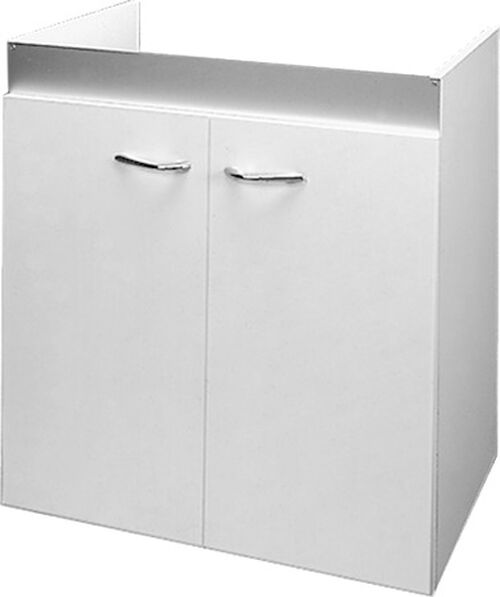 Meuble sous bac &agrave; laver Romay suspendu avec 2 portes