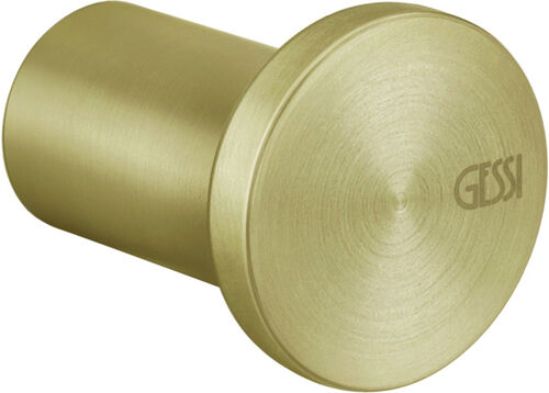 Gancio porta-abiti Gessi 316 brushed brass flessa