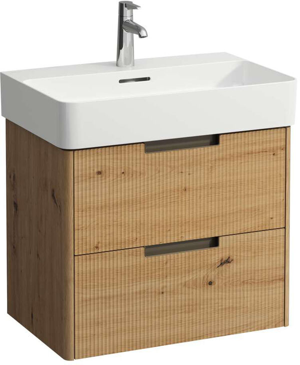 Meuble sous-lavabo Laufen Juna Ch&ecirc;ne sauvage image number 0