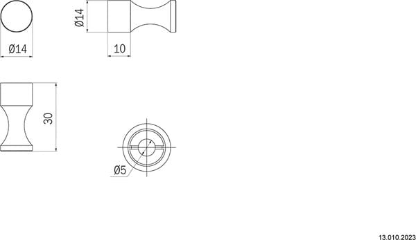 Crochet &agrave; linge Inda Export Chrom&eacute; image number 1