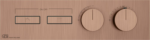 Duschsystem-Endmontageset Gessi HI-FI Linear Copper brushed