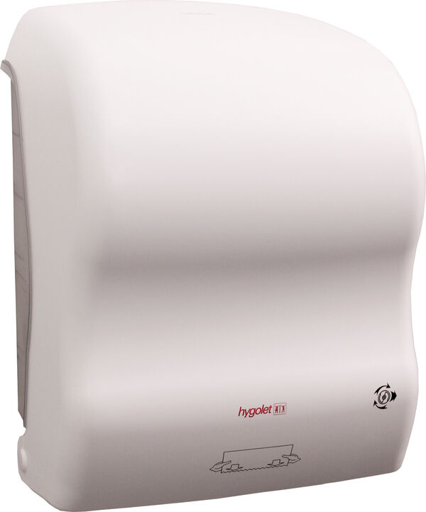 Distributeur d'essuie-mains Hygolet Hygomech Autocut Blanc image number 0