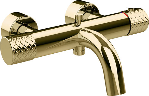 Bademischer Gessi Habito messing PVD intreccio