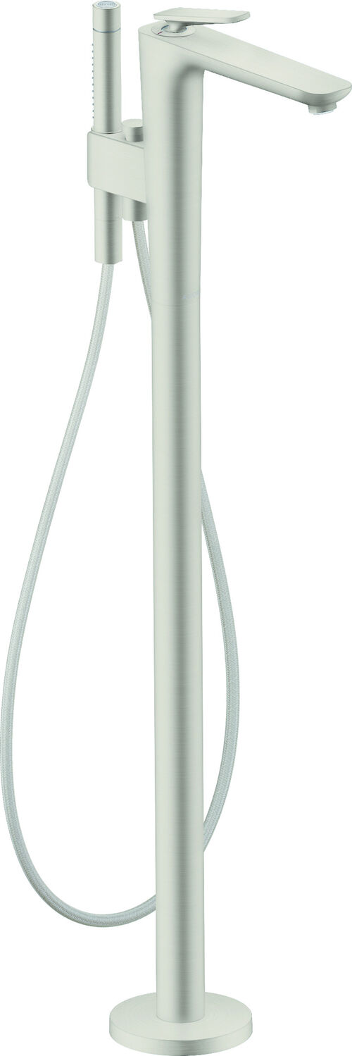 Miscelatore da bagno Axor Citterio C-modello d'appoggio colore acciaio inossidabile Standard