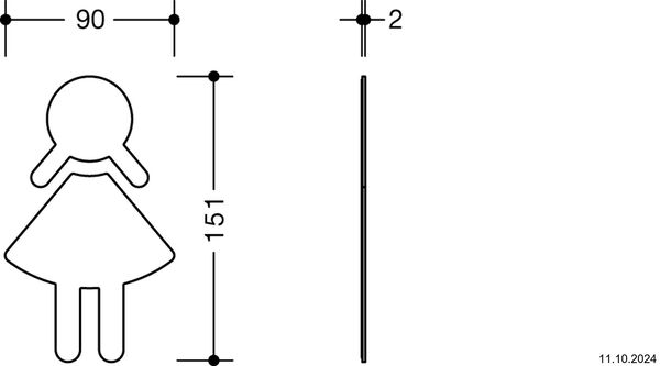 Piktogramm Hewi 805 edelstahl matt image number 1