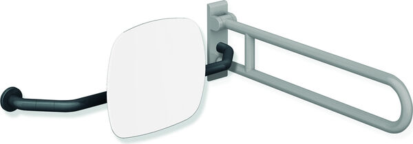 Rückenstütze Hewi 801 Anthrazit glänzend Lehne Signalweiss image number 0