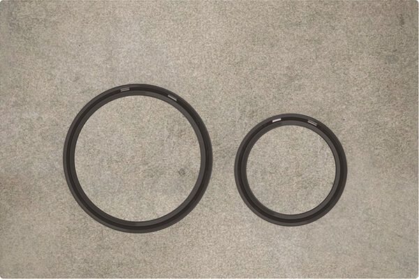 Plaque de d&eacute;clenchement Geberit Sigma50 round B&eacute;ton optique image number 0