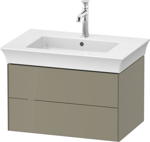 Meuble sous-lavabo Duravit White Tulip Stone grey brillant image number 0