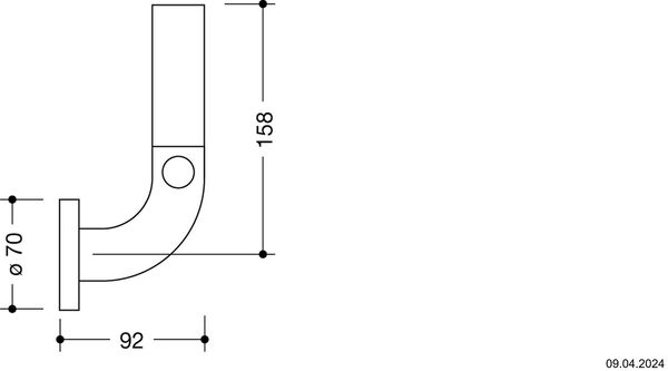 Reservepapierhalter Hewi 801 weiss image number 1