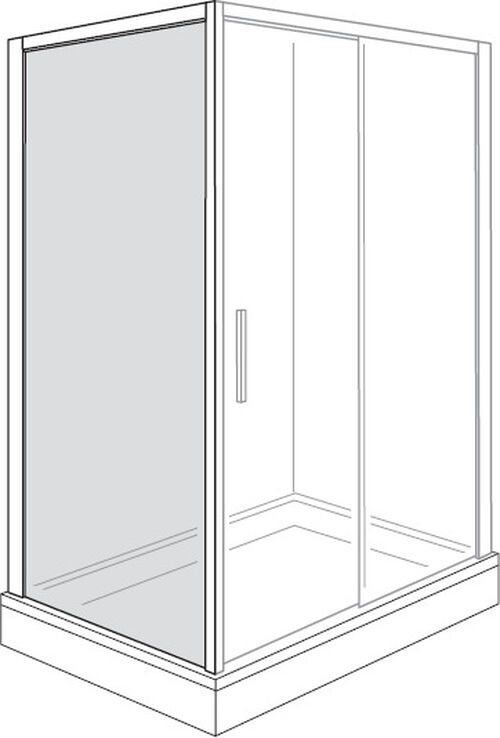 Seitenwand Alterna liva Finox Echtglas klar