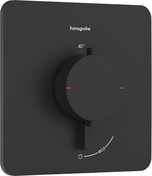 Duschsystem Hansgrohe Ecostat Comfort Q Schwarz matt