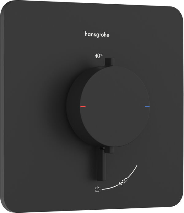 Duschsystem Hansgrohe Ecostat Comfort Q Schwarz matt image number 0
