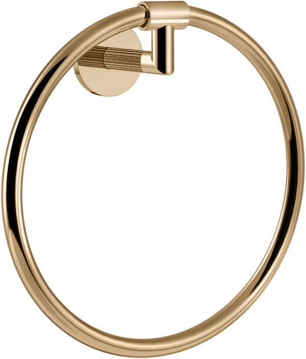 Porte-linge à anneau Gessi Ingranaggio warm bronze PVD image number 0