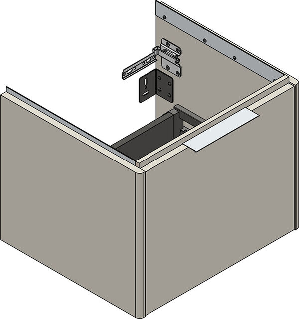 Meuble sous-lavabo Alterna pro S Blanc brillant image number 0