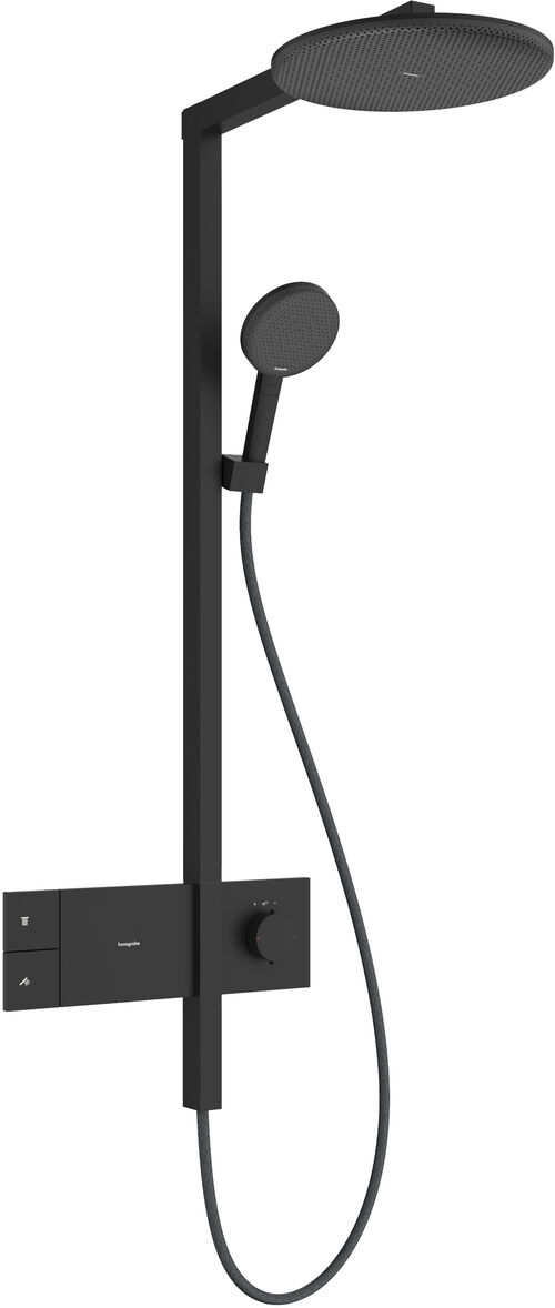Showerpipe Hansgrohe Raindance Alive S EcoSmart Schwarz matt