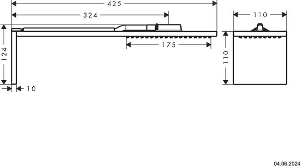 Shower Composition Axor schwarz matt image number 1