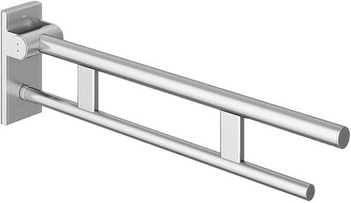 Barre d'appui escamotable Hewi 900 Duo Acier inoxydable mat