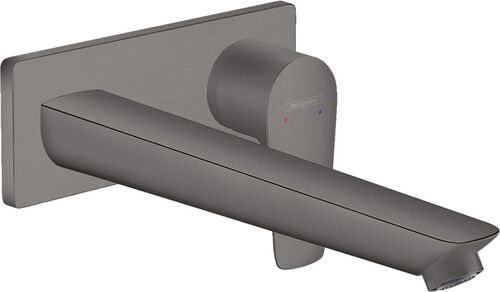 Wandmischer-Endmontageset Hansgrohe Talis E Brushed black chrome