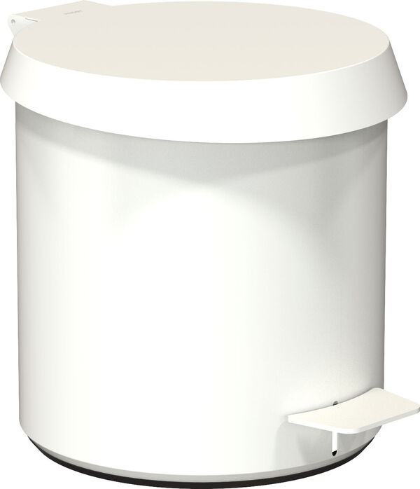 Abfallbeh&auml;lter Frost Nova 2, Inhalt 6 Liter, H&ouml;he 253 mm, &Oslash; 230 mm, mit Fussbet&auml;tigung, Edelstahl image number 0