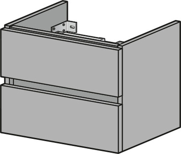 Meuble sous-lavabo Alterna pro S Anthracite image number 0