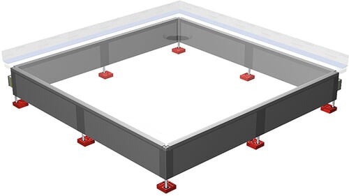 Duschwannenträger Gabag Compact