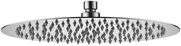 Pomme de douche avec effet pluie KWC Piatto-X R ½" acier inoxydable mat image number 0