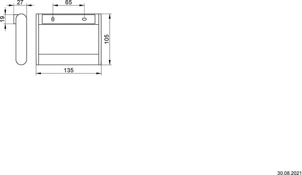 Papierhalter Keuco Plan edelstahl matt image number 1