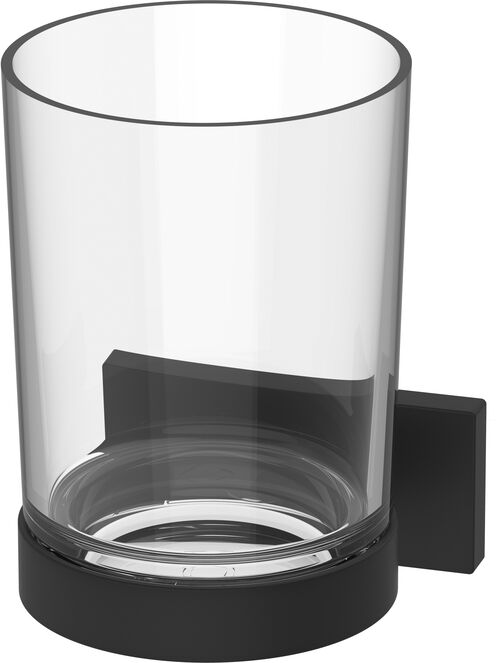 Glashalter Bodenschatz Signa schwarz matt