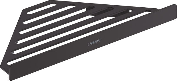 Porte-savon &agrave; barettes d'angle Hansgrohe AddStoris Noir mat image number 0