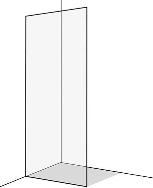 Parete laterale a posa libera Koralle X88 Free AP1 Vetro trasparente Duschguard