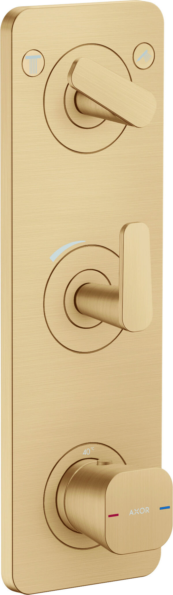 Duschsystem Axor Citterio C Brushed bronze Standard image number 0