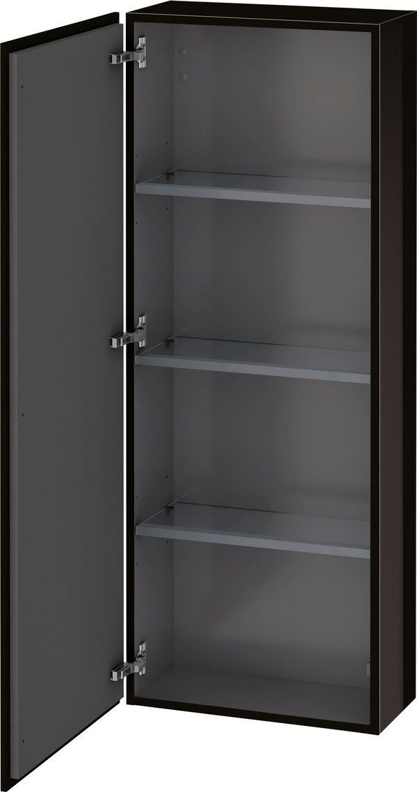 Seitenschrank L-Cube schwarz hochglanz image number 0