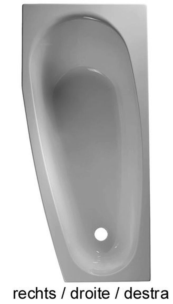 Badewanne Duscholux Piccolo weiss image number 0