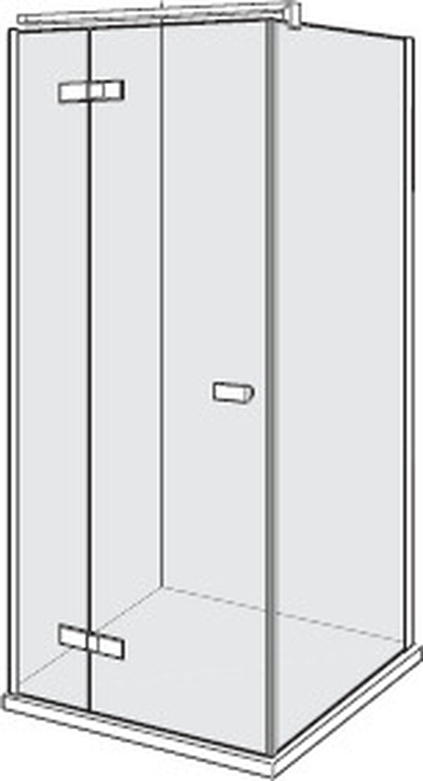 Porta pendolare Alterna lin.5 con parete laterale cerniere a sinistra image number 0