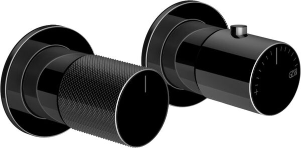 Duschmischer-Endmontageset Gessi Habito Black metal Diamantato image number 0